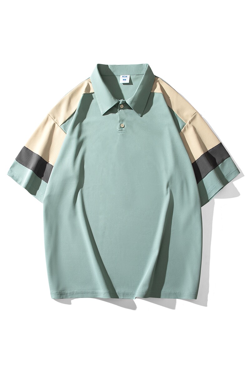 2023夏季新款短袖男潮流日系白底polo衫百搭半袖zdp2301-P40控58,男装Polo衫,星座717