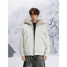 雪景冬季新品美式工装夹克棉服男座山雕加绒外套-A2332P105，男装夹克，电商B241