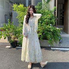 26春新款现-法式度假风针织无袖连衣裙套装2630-P190K308，女装套装/套裙，2B190
