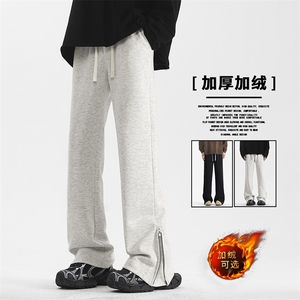 美式华棉重磅加绒休闲裤 脚口拉链设计高街时尚JRX1660-特批48图片