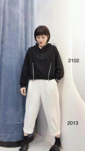 2021春款现货无敌爆短卫衣，女装卫衣/绒衫，億亿铭品