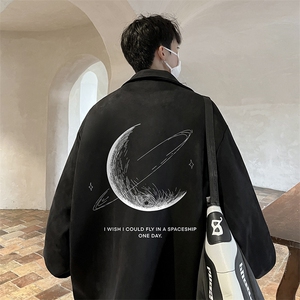 麂皮绒夹克男大码立领褂子外套JK85246-P68 加绒款-P78图片