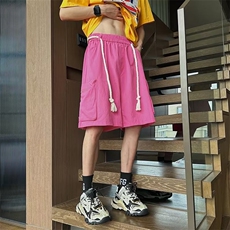 休闲短裤男韩版潮流大口袋个性帅气2024夏季ins五分裤K4338-P36，男装休闲裤，星座412-3