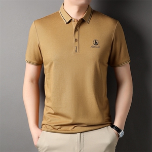2024夏季polo衫翻领短袖t恤男装商务有领半袖T恤SFT3159-P50图片