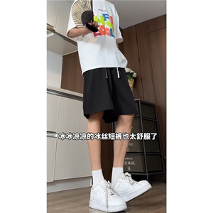 夏季休闲冰丝短裤宽松版透气五分裤A061-AD00214-特P20图片