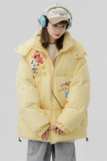 中性风23新款冬季时尚百搭宽松印花棉服外套MY6216P115控158，男装棉衣，电商A268