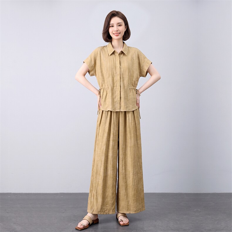 套装女夏季优雅休闲两件套,女装套装/套裙,曼沙奕珂