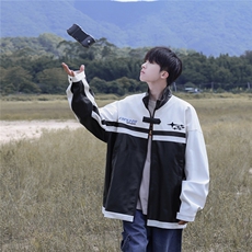 2025秋季新款个性潮流美式机车服皮衣外套JK514/P108控148-100涤，男装皮衣，电商A148