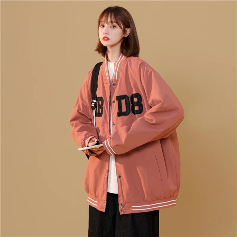 2025春季新品男夹克外套棒球服情侣款时尚棒球服港风宽松上衣男女,男装夹克,星座1210-1