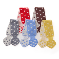 春秋围脖时尚百搭通勤儿童空气层脖套，围巾，跳跳羊儿童羊绒衫