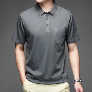 纯棉T恤短袖男2023夏季潮流半袖POLO衫上衣服 NX8907-P55图片