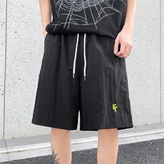 冰丝速干短裤男2024夏季薄款潮牌裤子新款休闲宽松跑步运动五分裤，男装牛仔裤，星座505-2（原电商A260-1)