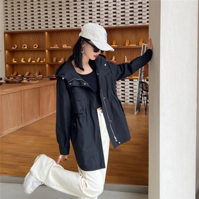 风衣外套，女装风衣，MZ 慕姿