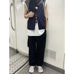 B221 美式街头hiphop宽松户外工装休闲裤子 LK23116-P60 控78图片