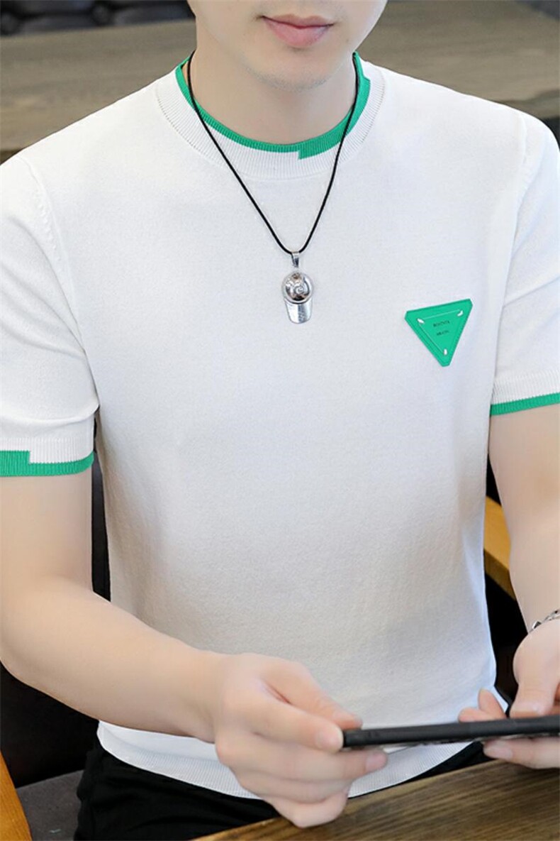7321-P55欧洲站潮流半袖上衣男款男装衣服体恤流行短袖T恤男,男装T恤,电商D310B
