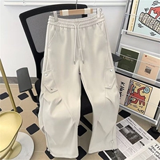 2025春季新款工装裤休闲长裤vibe风宽松直筒百搭现货K8268-P47，男装休闲裤，星座512-3
