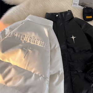 立领棉衣男冬季新款加厚保暖潮牌小众面包服美式 MY280 P110图片