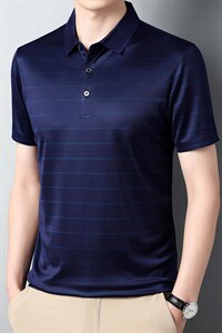 POLO衫男上衣半袖男装衣服男士体恤衫T恤潮牌休闲翻领爸爸短袖男图片