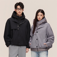 新标90%白鸭绒羽绒服可拆卸内胆男女情侣款三合一外套DB17-P350，男装羽绒服，星座1210A