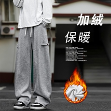 拖地高级感简约抽绳卫裤M-5XL华棉62%RX1600特批39，男装休闲裤，星座718