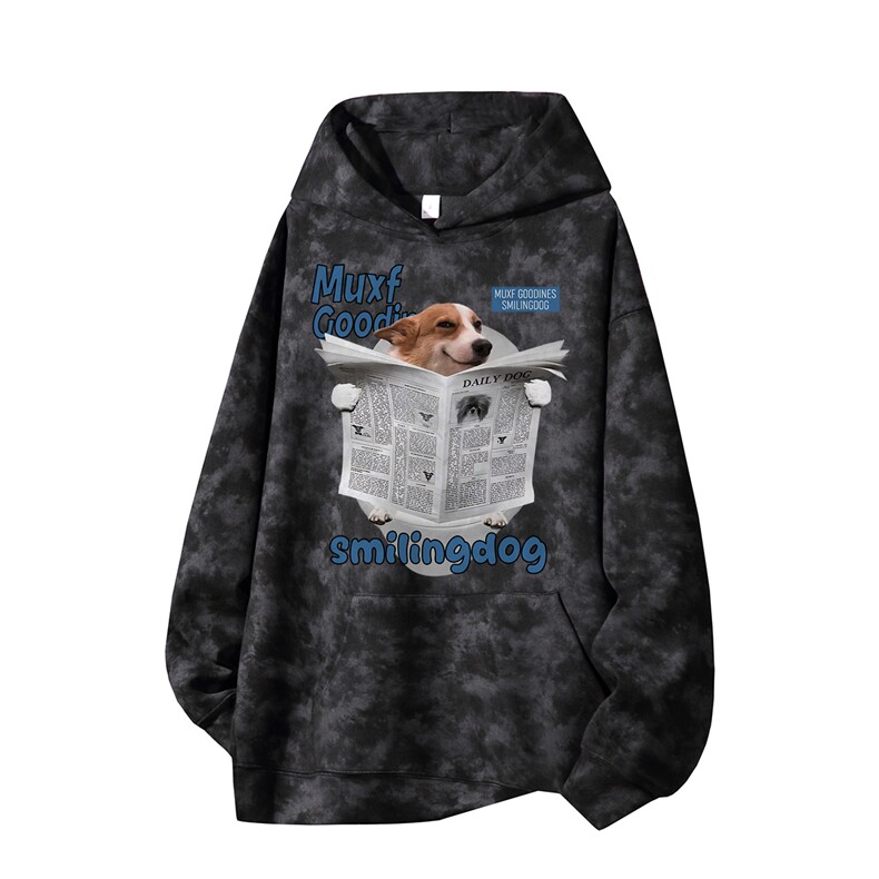 得物供货、重磅420克现货麂皮绒扎染卫衣HD019-1-WL25140ZR-P45,男装卫衣,电商019-1