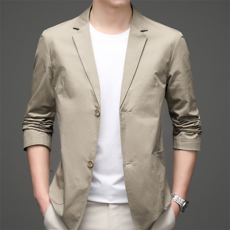 D2122秋冬新款男士西服薄款商务休闲男装外套通勤外衣,男装西服,电商B360