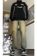 有视频现货抖音牛仔裤男GK11-P55-限价68，男装牛仔裤，星座310A-1