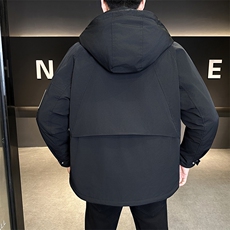 新款男士羽绒服夹克连帽加厚防寒309B-3-81060-P215，男装夹克，星座1409-3