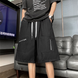 多口袋工装短裤男款夏季潮牌街头宽松百搭五分裤TK602 P32图片
