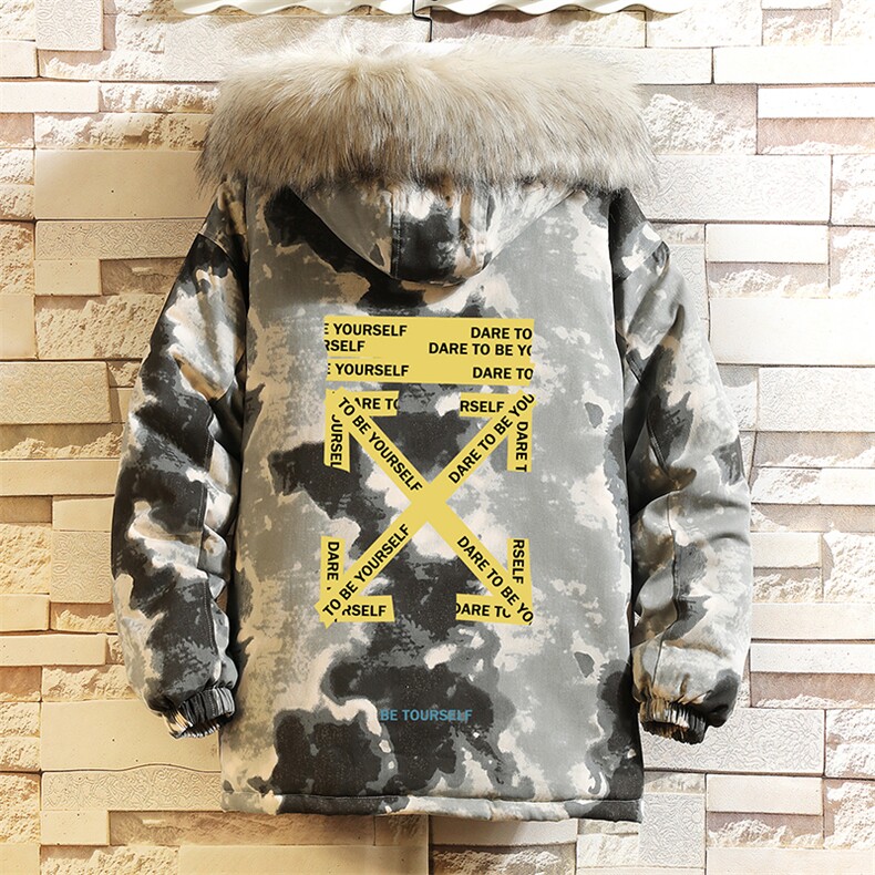 MC49127-P135日系潮棉衣男大码派克服男工装棉服外套棉袄砖墙,男装棉衣,电商A040A
