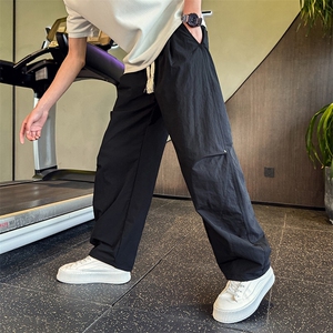 K20518-P68  新款男士休闲裤夏季网眼直筒宽松弯刀裤百搭速干裤图片