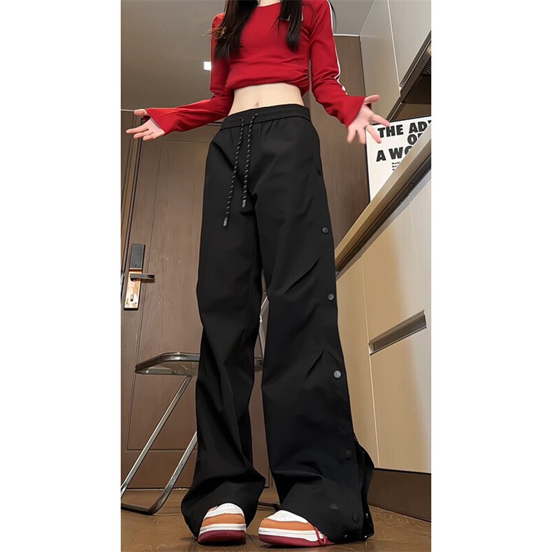 【现货】A705-P55-控78防水冲锋裤排扣裤拼接网布休闲裤,男装休闲裤,电商B335