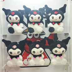 沃尊毛绒玩具 黑白库洛洛