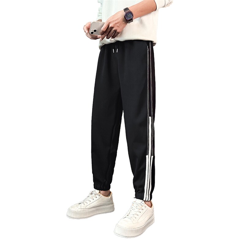 秋冬新款运动束脚裤店主风港风束脚裤抖音直播2222/P58,男装休闲裤,星座313B-2(原星座309A-2)