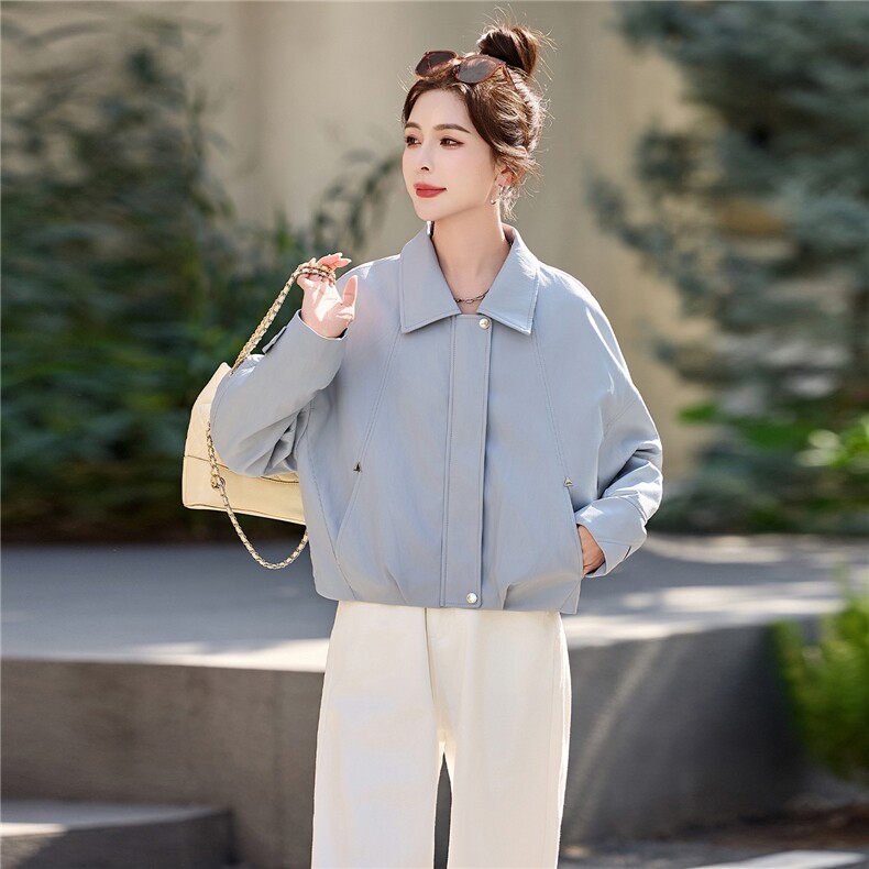 小皮衣外套女短款2026春新款小个子气质休闲洋气减龄PU皮夹克上衣，女装皮衣，美拉德工厂直营店