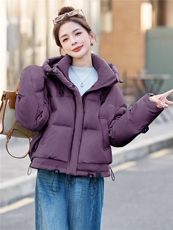 新款冬季连帽羽绒服2025年冬季时尚潮流，女装羽绒服，鑫鑫美