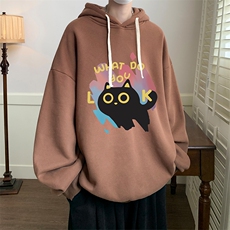 连帽卫衣男大码胖子帽衫大号运动服WY2454-P35，男装卫衣，电商A040