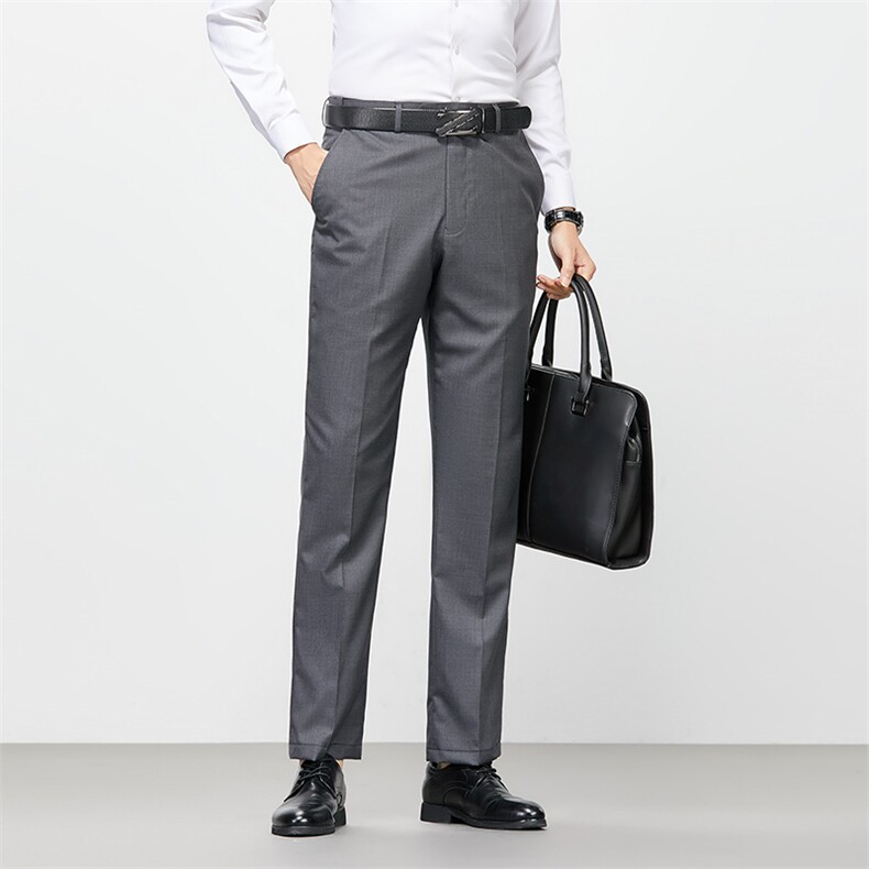 精纺羊毛春夏男士高端西裤主推基础，男装西裤，钱塘207-1