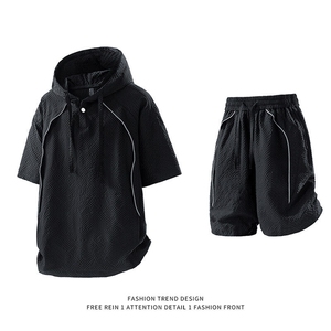 新款休闲反光条套装图片