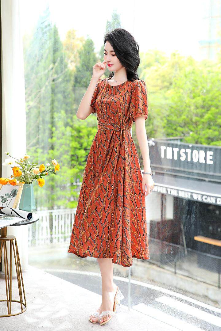 现货～新款连衣裙～气质款L到4XL，女装连衣裙，欧雅思丹尔