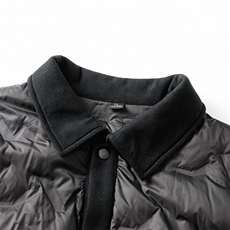 冬季开衫衬衫领轻薄保暖羽绒服90白鸭绒XZ309Y95733P109，男装羽绒服，星座309（原A406）