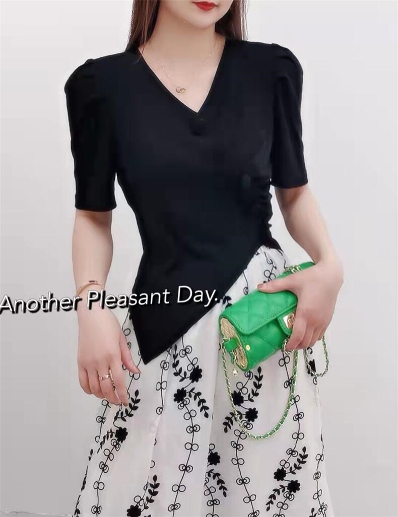 【夏季新款】套装上下两件套显瘦印花半身裙，女装职业装，笑思源