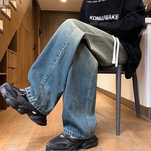 供抖音 现货主推秋冬男百搭休闲牛仔裤X416B-1-NH930-特p45限价78图片