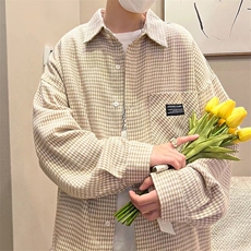 男春季新款格子衬衫C38P38，男装衬衫，星座1116-2