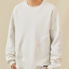 LD834-P372025新款秋季男款日系休闲圆领卫衣男士拼接外套，女装短外套，电商B323A