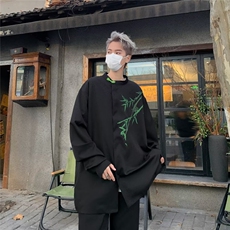 新中式垂顺长袖衬衫男春季新款长袖C4536P35，男装衬衫，星座1116-2