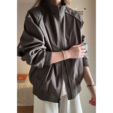 高品质春装新款老钱风美式高街解构立领棒球服飞行夹克休闲外套潮，男装夹克，电商A486-1