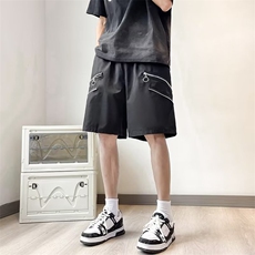 男春夏新款青少年时尚休闲裤机能拉链工装短裤B75P28，男装休闲裤，星座1116-2