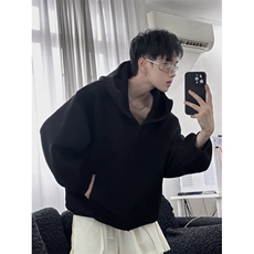 XZ809A/DMWY01/P88/控108/加绒P98/控118空气层重磅连帽开衫卫衣，男装卫衣，星座809A(原222-1)
