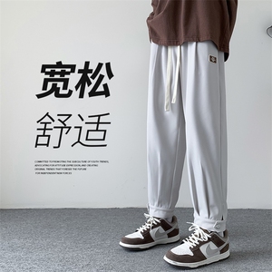 秋季休闲裤男宽松潮牌运动裤休闲束脚裤CK70P42图片